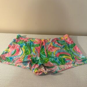 Lily Pulitzer Luxietic activewear shorts Size Extra Large
